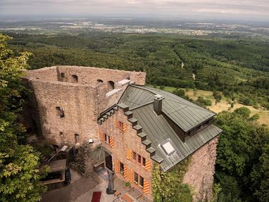 Burg Alt-Eberstein, Ausblick von oben