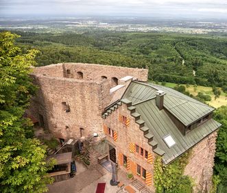 Burg Alt-Eberstein, Luftaufnahme