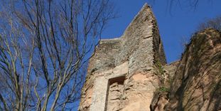 Detail der Burg Alt-Eberstein